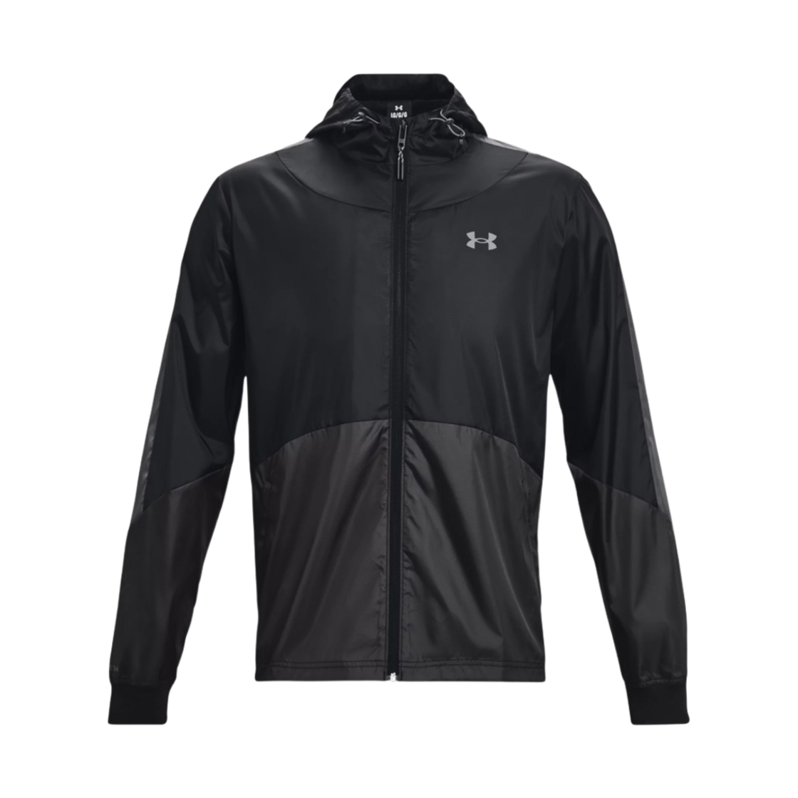 1373821-001 Under Armour Legacy Windbreaker Jacket Black Jet Gray