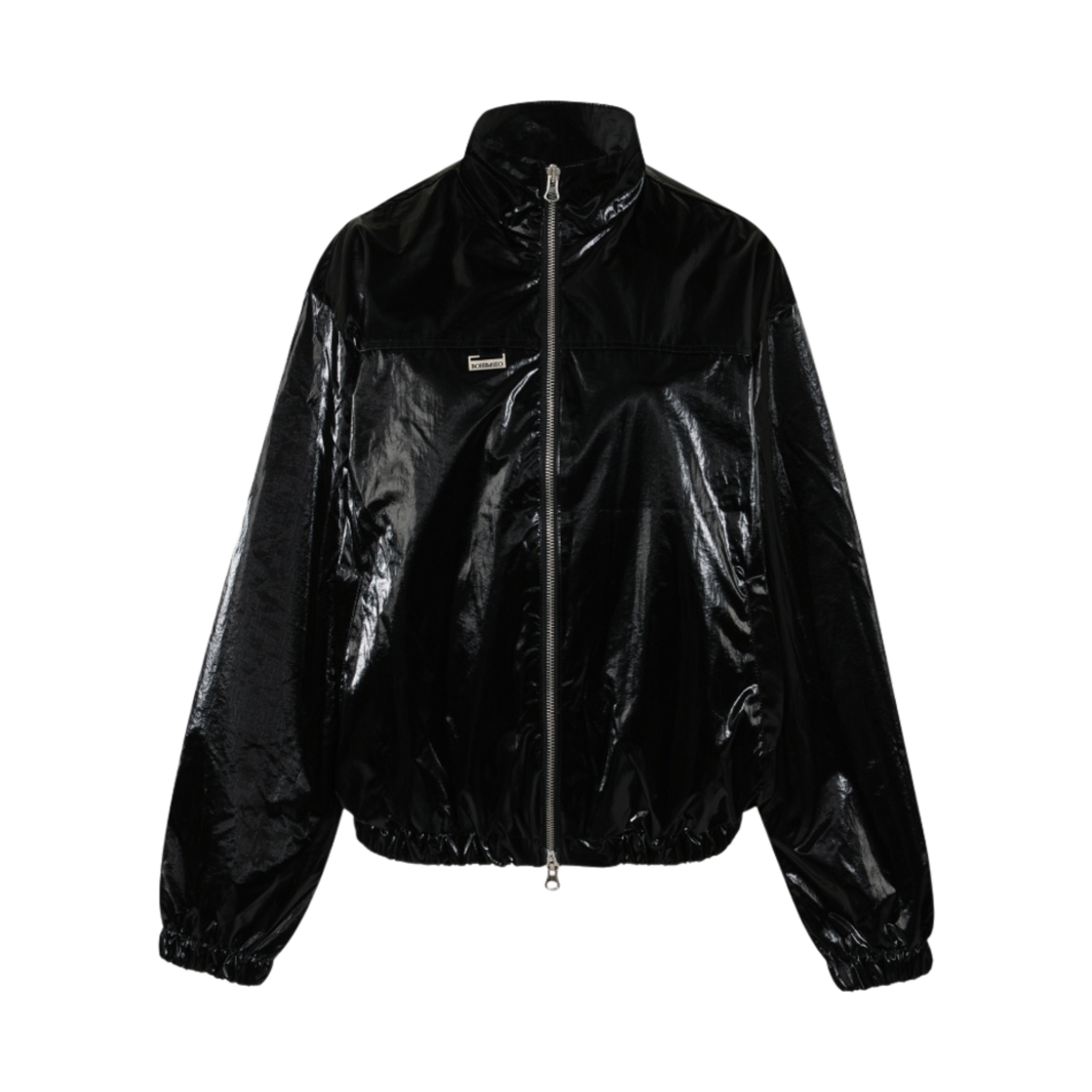 【BOHEMIAN SEOUL】BOHEMSEO COATING WINDBREAKER JACKET W) 보헤미안 서울 하이 넥 모토 자켓 블랙 | Bohemian Seoul | KREAM