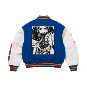 Supreme x Hysteric Glamour Varsity Jacket Blue - 24FW