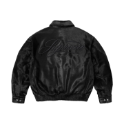 Supreme Ponyhair Varsity Jacket Black - 25SS