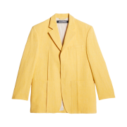(W) Jacquemus La Veste D Homme Square Jacket Yellow