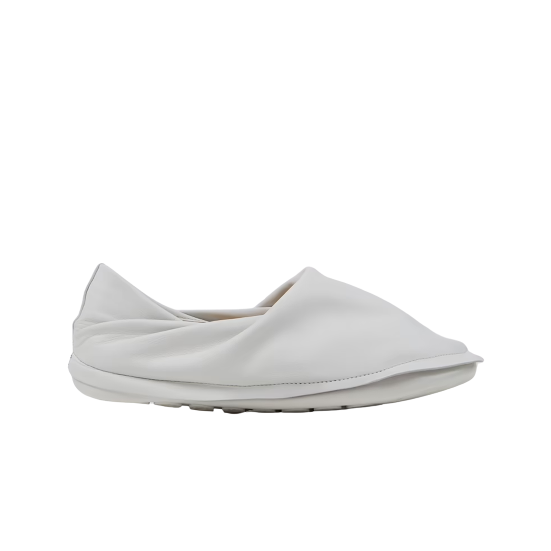 K101074-003 Camper x Issey Miyake Peu Form Leather Slip On White