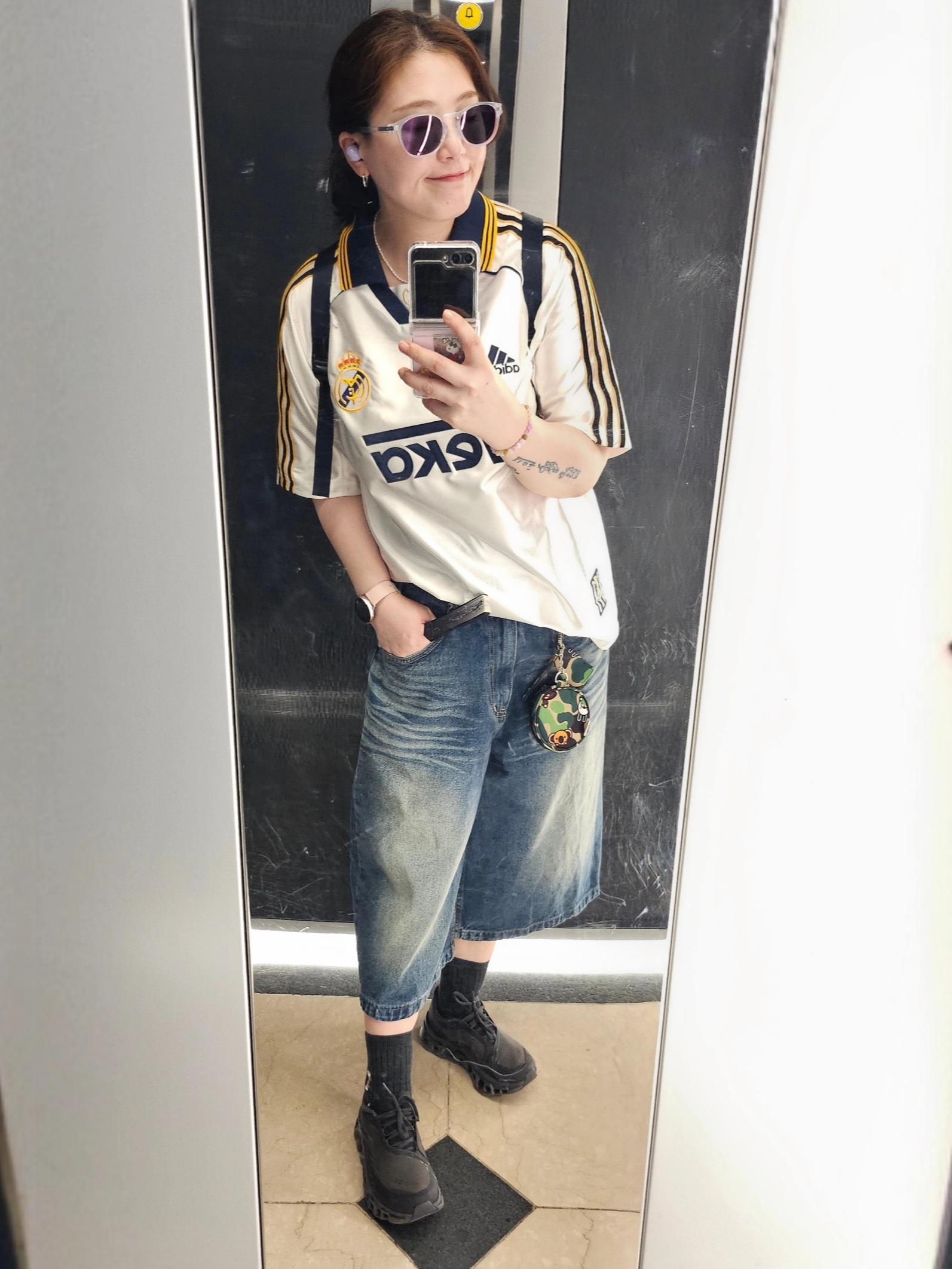 (W) On Running x Post Archive Faction (Paf) Cloudmonster 2 Thorn Brown, Adidas Real Madrid 99/00 Home Jersey White - KR Sizing (Non Marking Ver.) 착용 스타일
