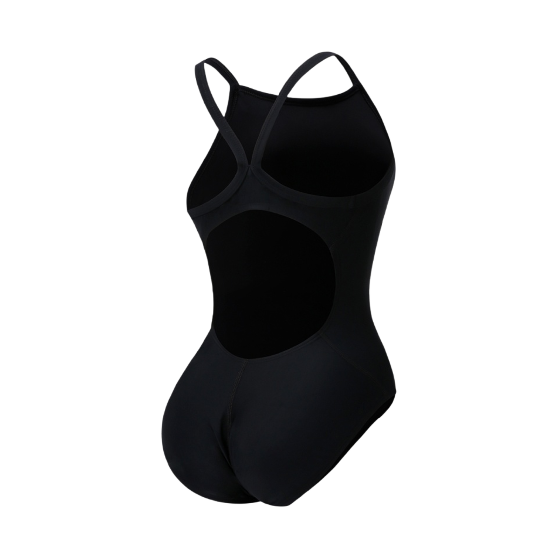 (W) 나이키 스윔 솔리드 레이서백 블랙((W) Nike Swim Solid Racerback Black) - 2