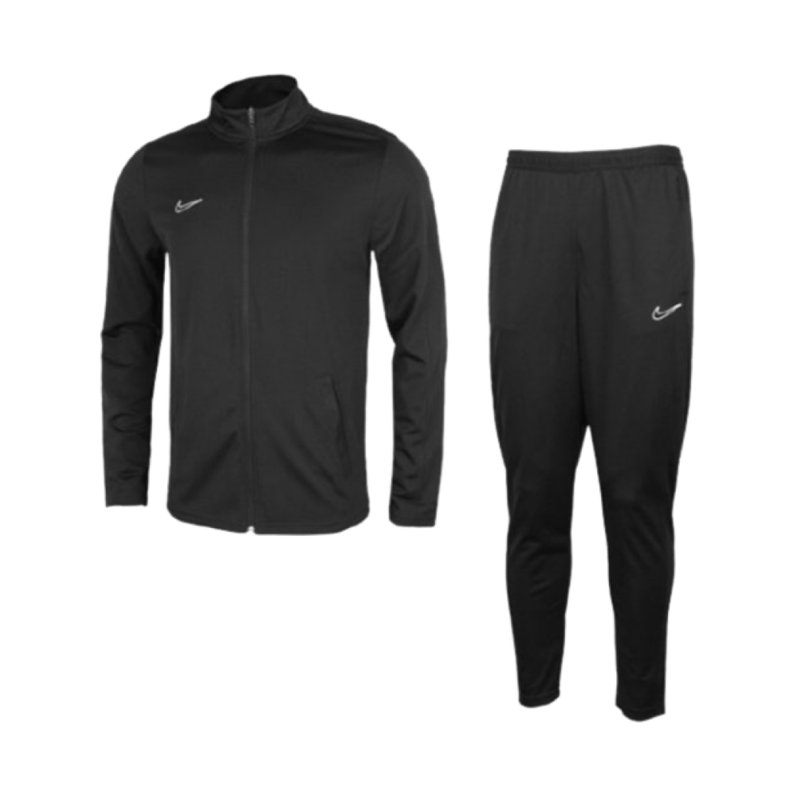 나이키 드라이핏 트랙 수트 블랙 화이트 - 아시아(Nike Dri-Fit Academy Track Suit Black White - Asia)