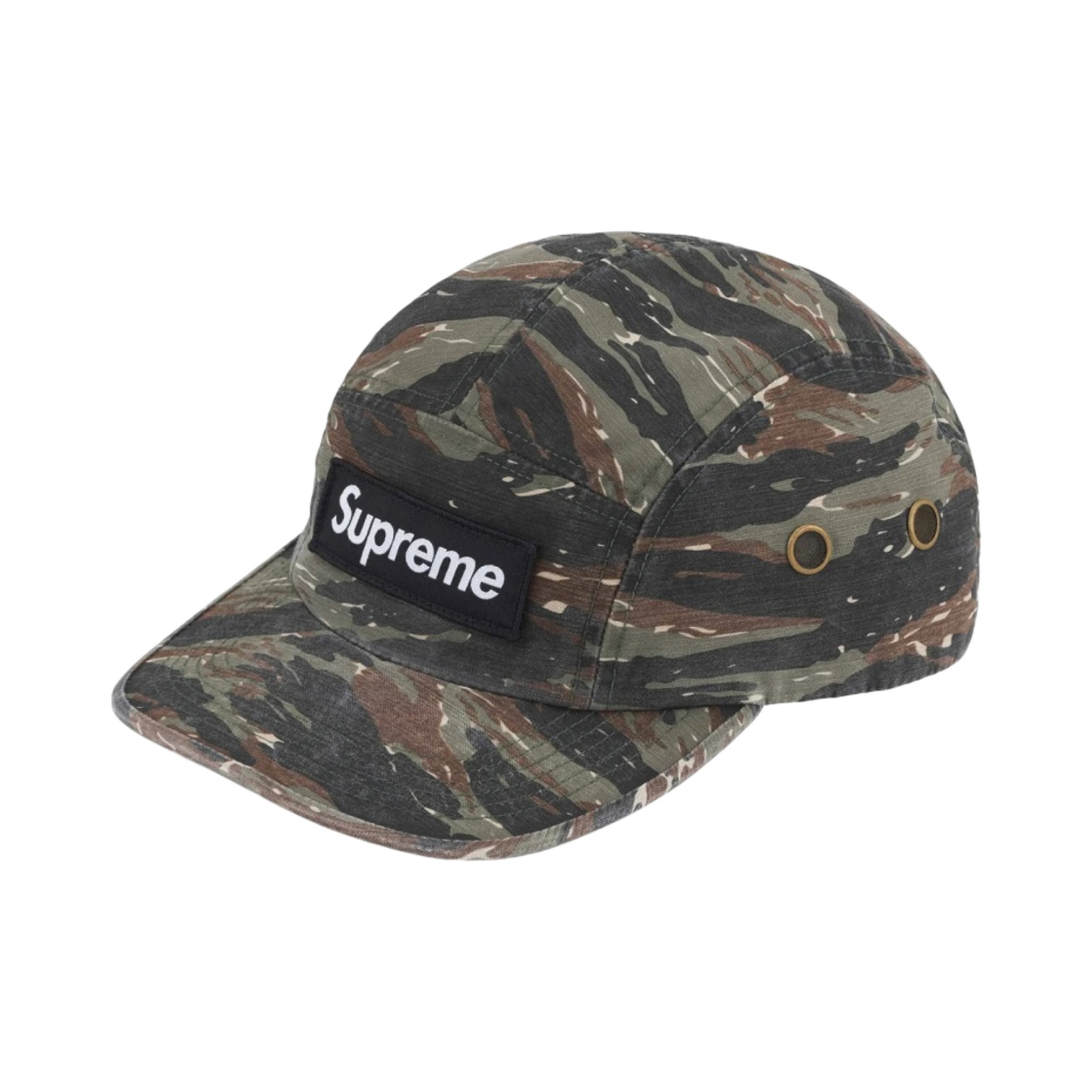 슈프림 밀리터리 캠프캡 올리브 타이거 카모 - 24SS
