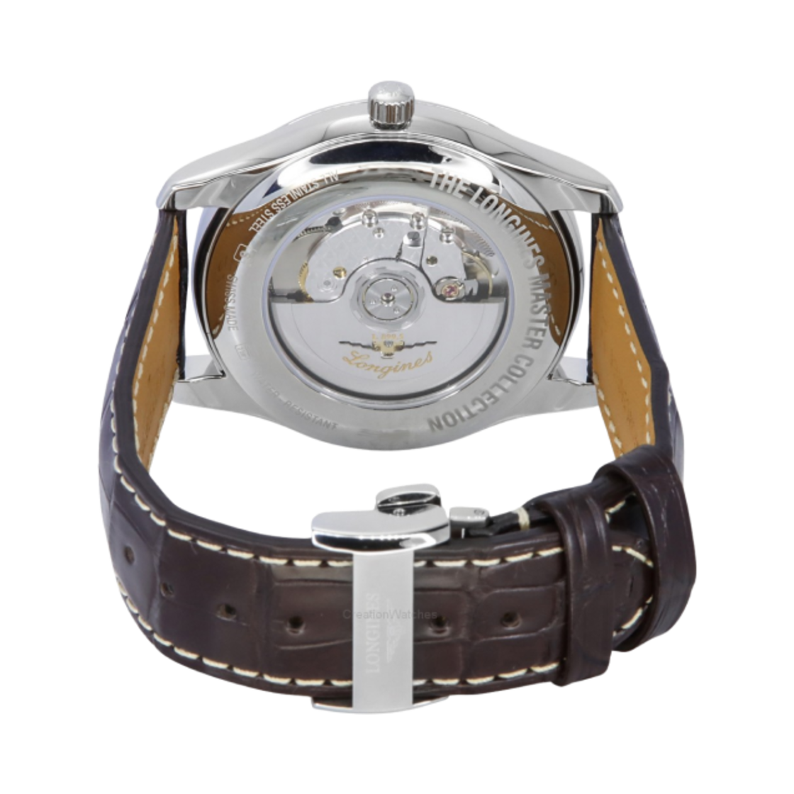 론진 마스터 컬렉션 오토매틱 42mm 스테인리스 스틸 브라운 실버(Longines Master Collection Automatic 42mm Stainless Steel Brown Silver) - 2