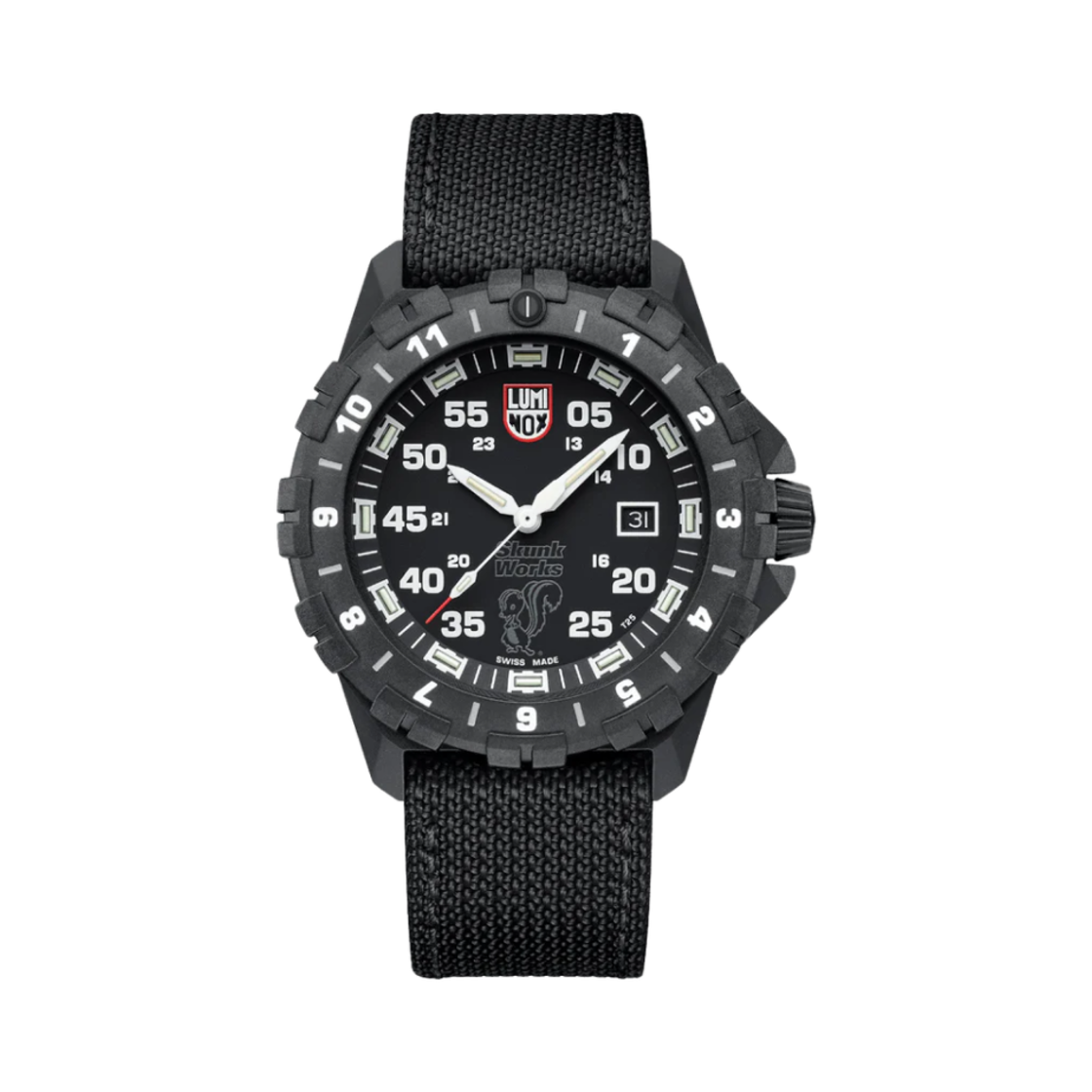 XA-6442-H-SET Luminox F-117 Nighthawk x Skunk Works 44mm Heritage Pilot Kevlar Black