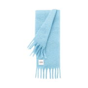 COS Oversized Mohair Blend Muffler Turquoise