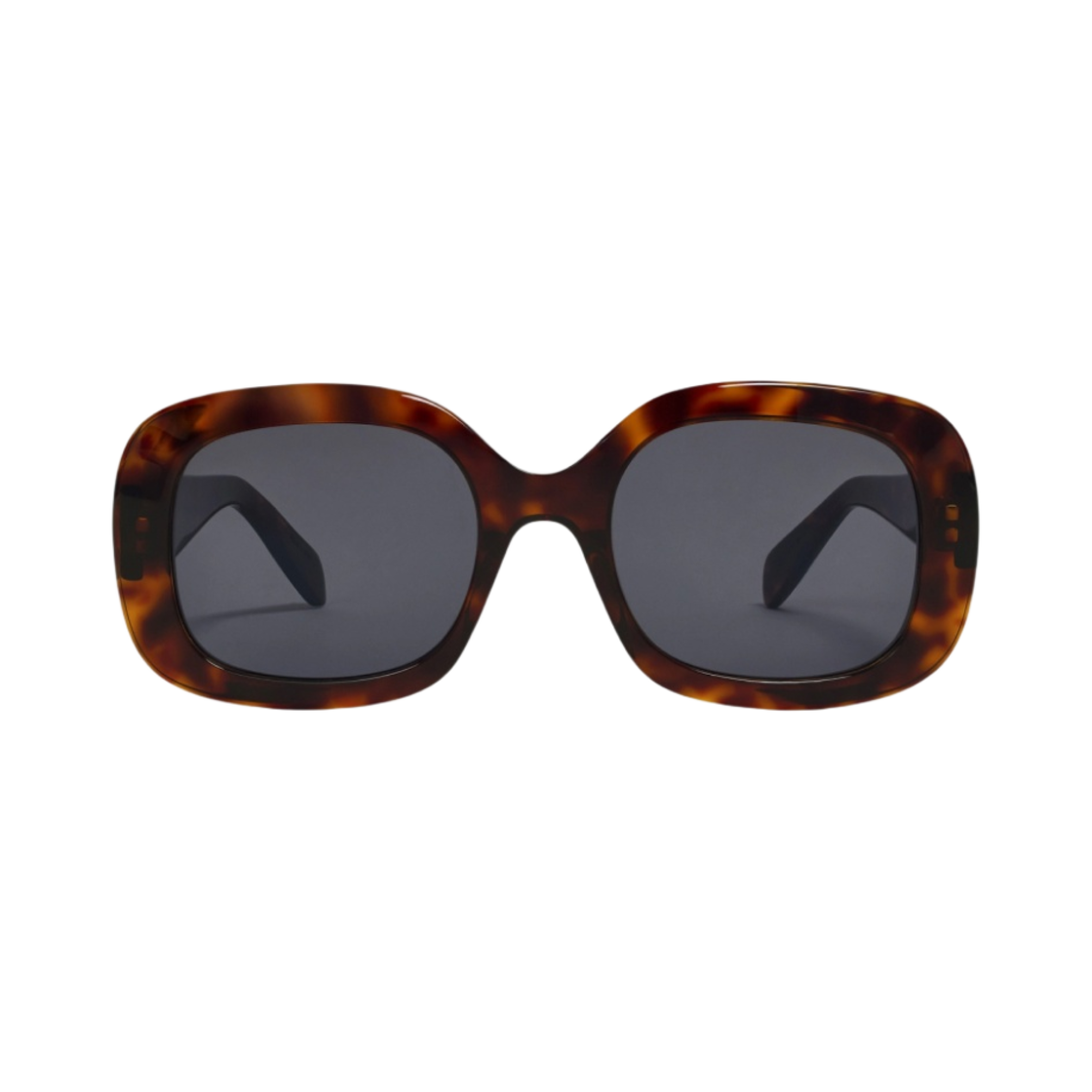 (W) 셀린느 아세테이트 트리옹프 10 선글라스 레드 하바나((W) Celine Triomphe 10 Sunglasses in Acetate Red Havana) - 1