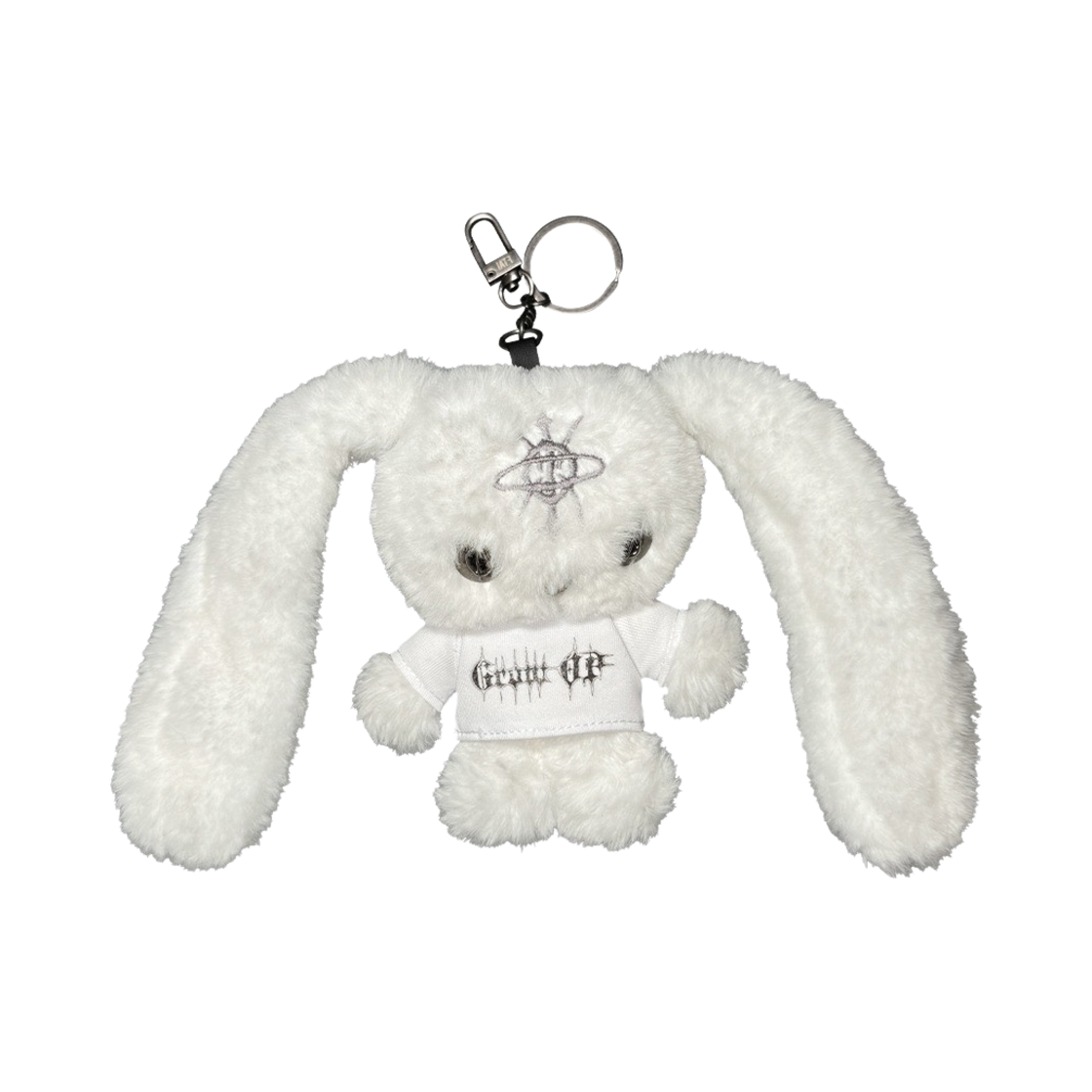 아이엠더퓨처 x 스쿠읏 그로우 옵 래빗 키링 화이트(IATF x Skoot Grow Op Rabbit Keyring White)