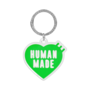 Human Made Acrylic Heart Keyring Green