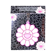 Kaikai Kiki Flower Rubber Keyring Clear Pink Cream