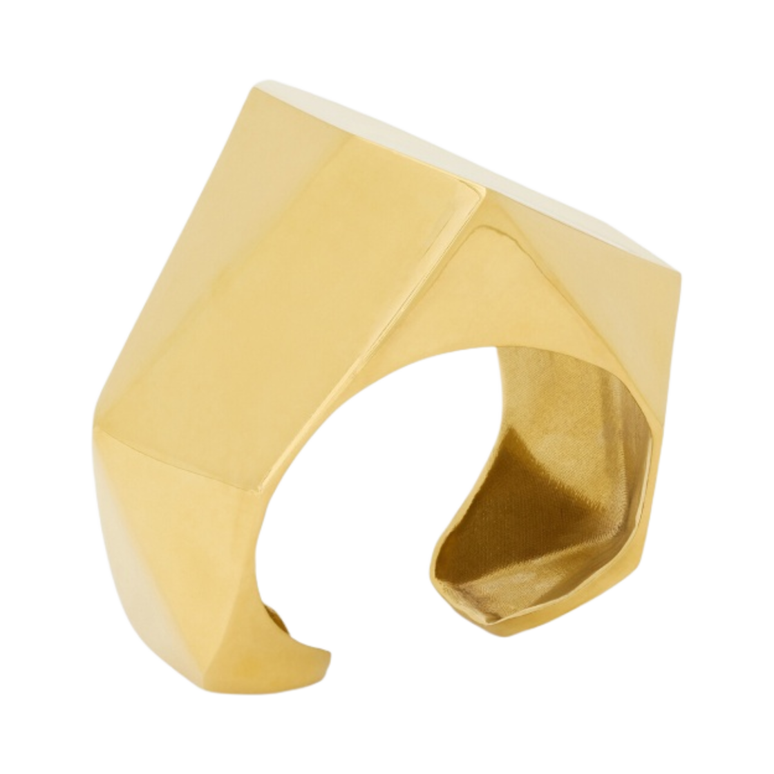 (W) 생로랑 피라미드 커프 메탈 골드((W) Saint Laurent Pyramid Cuff in Metal Gold) - 1