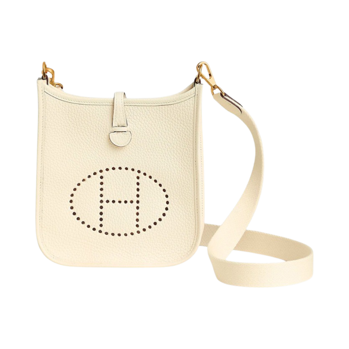 H069426CCDE Hermes Evelyne 16 Amazone Bag Clemence & Gold Nata