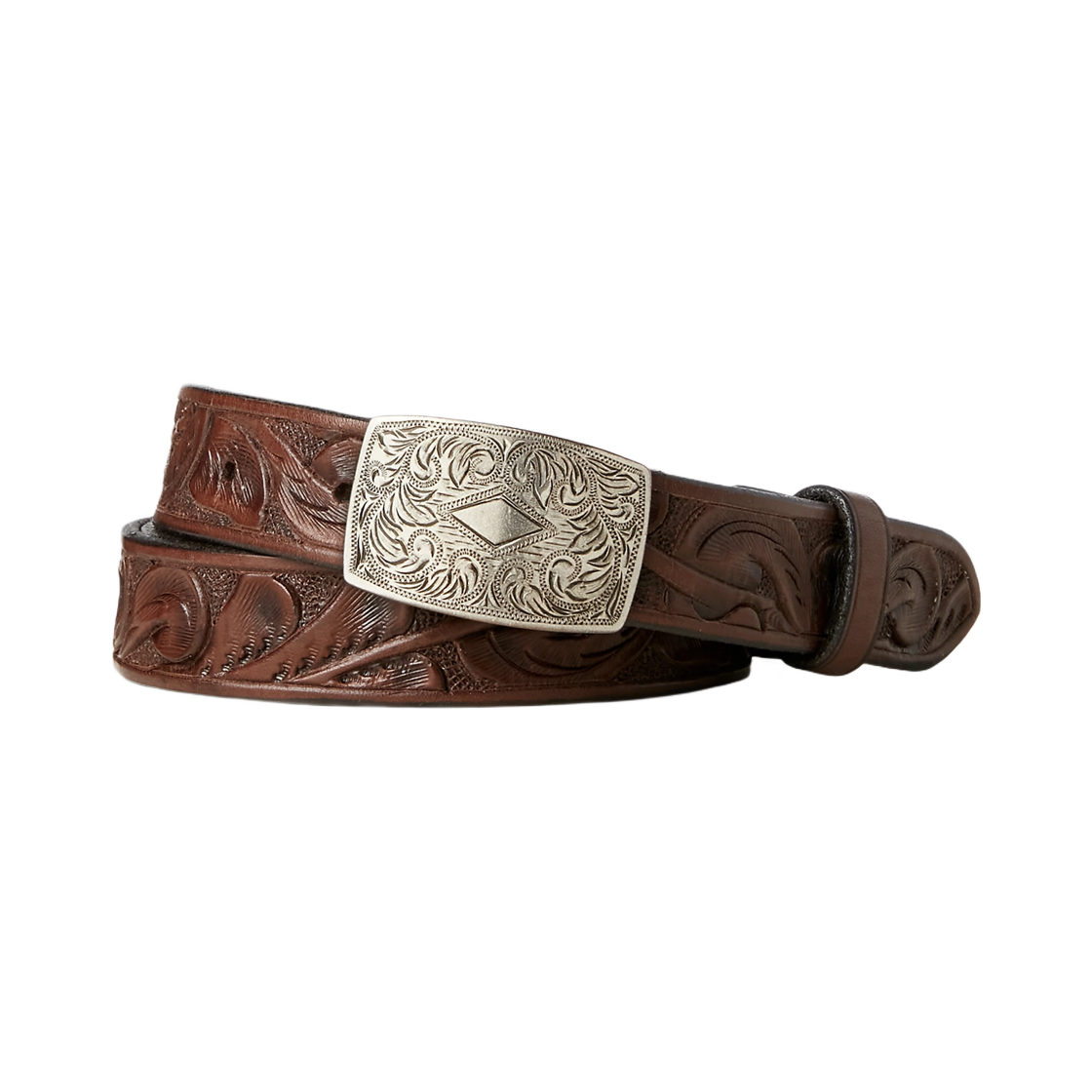 더블알엘 핸드 툴 레더 벨트 브라운(Double RL Hand Tool Leather Belt Brown)