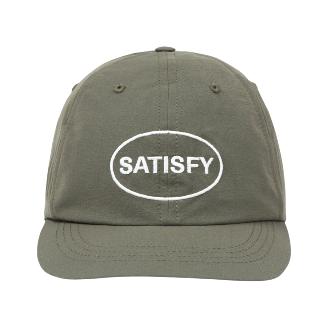 새티스파이 피스쉘 러닝 캡 올리브(Satisfy Peaceshell Running Cap Olive)