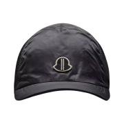 Moncler x Rick Owens Embroidered Logo Baseball Cap Black - 23FW