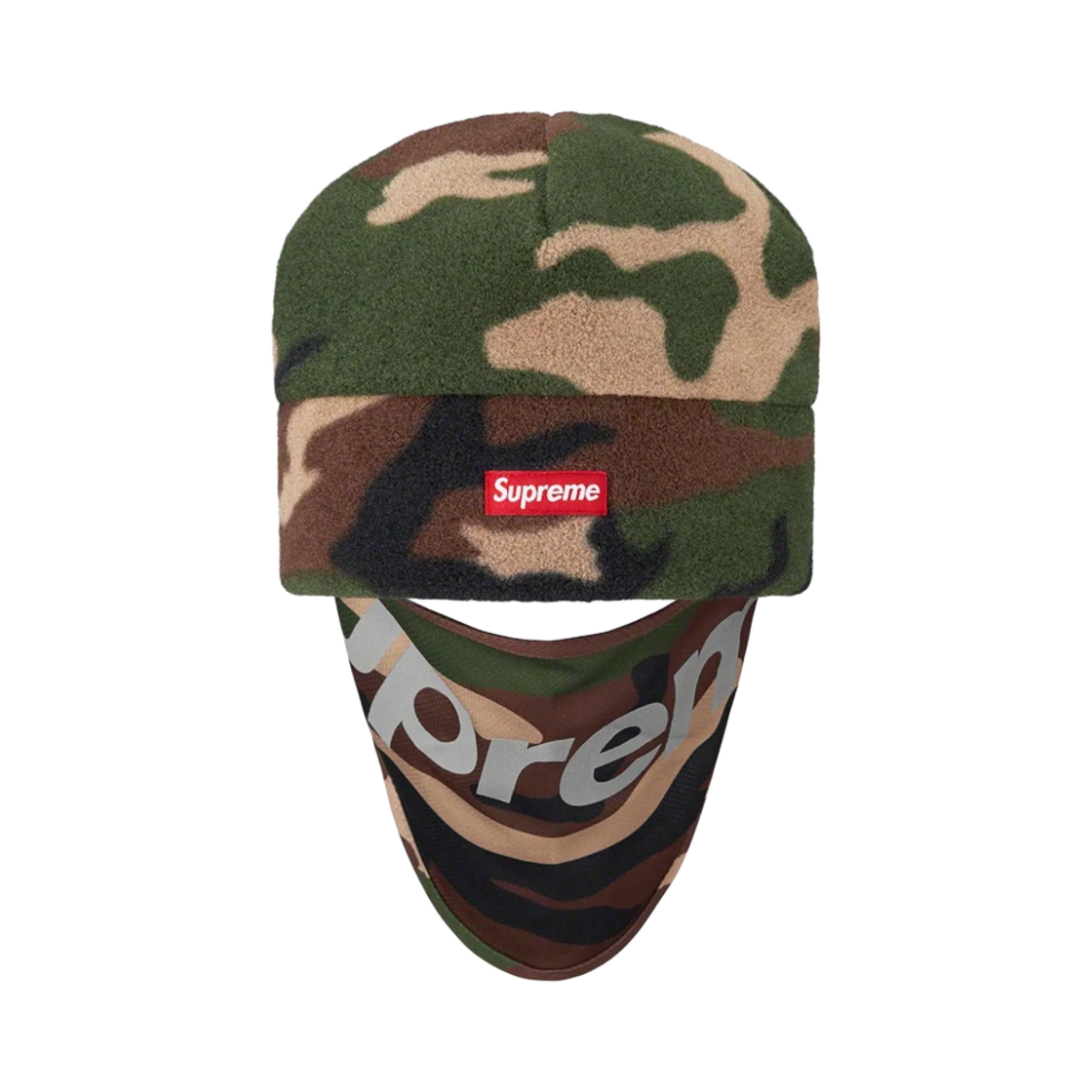슈프림 폴라텍 페이스마스크 비니 우드랜드 카모 - 22FW(Supreme Polartec Facemask Beanie Woodland Camo - 22FW) - 1