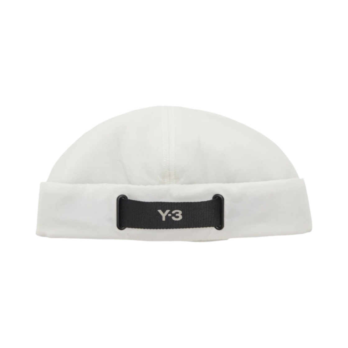 Y-3 웨빙 패디드 비니 화이트(Y-3 Webbing Padded Beanie White) - 1
