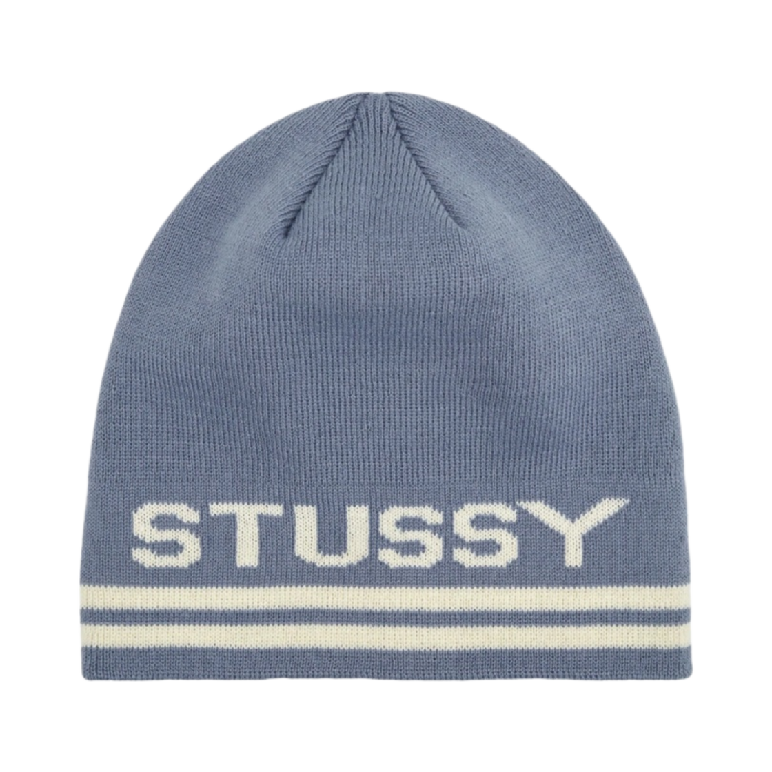 스투시 자카드 스트라이프 스컬캡 비니 페이디드 블루(Stussy Jacquard Stripe Skullcap Beanie Faded Blue) - 1