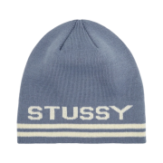 Stussy Jacquard Stripe Skullcap Beanie Faded Blue