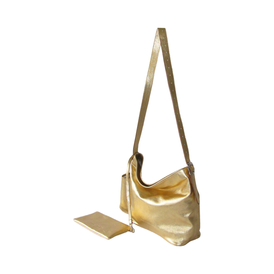 QR0009 Paloma Wool Mini Camp Nou Leather Bag Gold