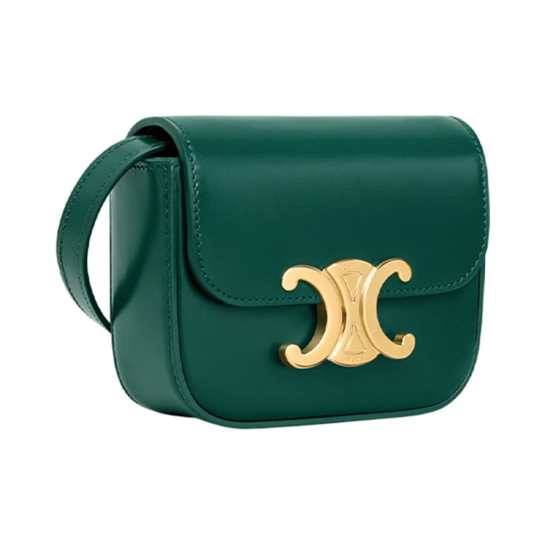 셀린느 미니 클로드 샤이니 카프스킨 레이싱 그린(Celine Mini Claude in Shiny Calfskin Racing Green) - 2