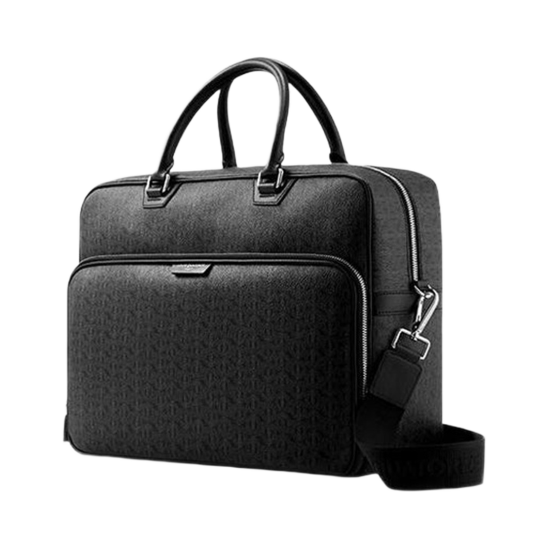 LVMQ3MG10MD1BL0211 Louis Quatorze New Monogram Double-Zip Briefcase Black - #2