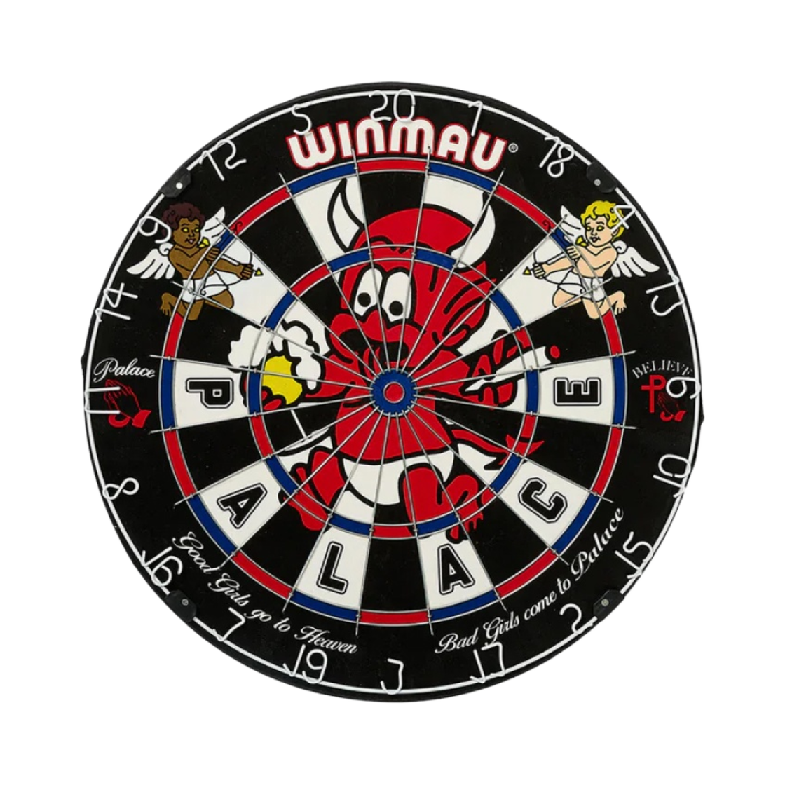 PALACE WINMAU FALLEN Angels - BOTH Dartboard AND Darts Combination