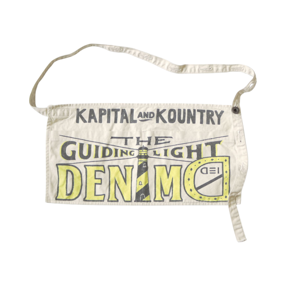 K2503XG503 Kapital Canvas Short Apron Guiding Light Kinari