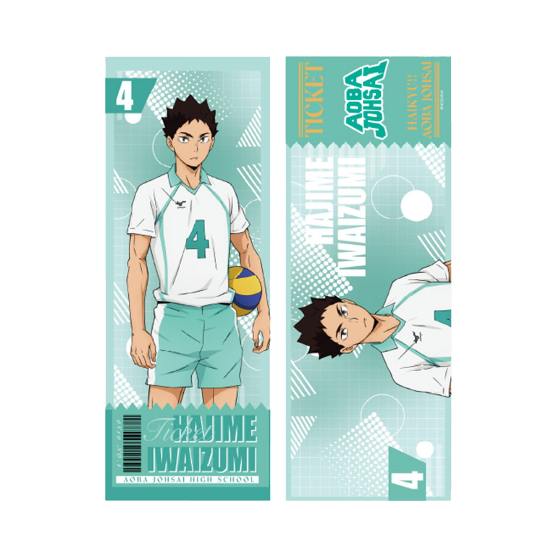 6977299620728 HAIKYU Laser Ticket Iwaizumi