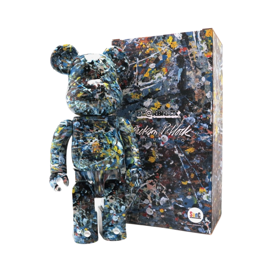 베어브릭 잭슨 폴록 스튜디오 400% 멀티(Bearbrick Jackson Pollock Studio 400% Multi) - 3