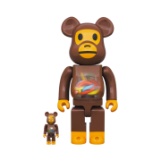 Bearbrick x BAPE Baby Milo and Banana 100% & 400% Set