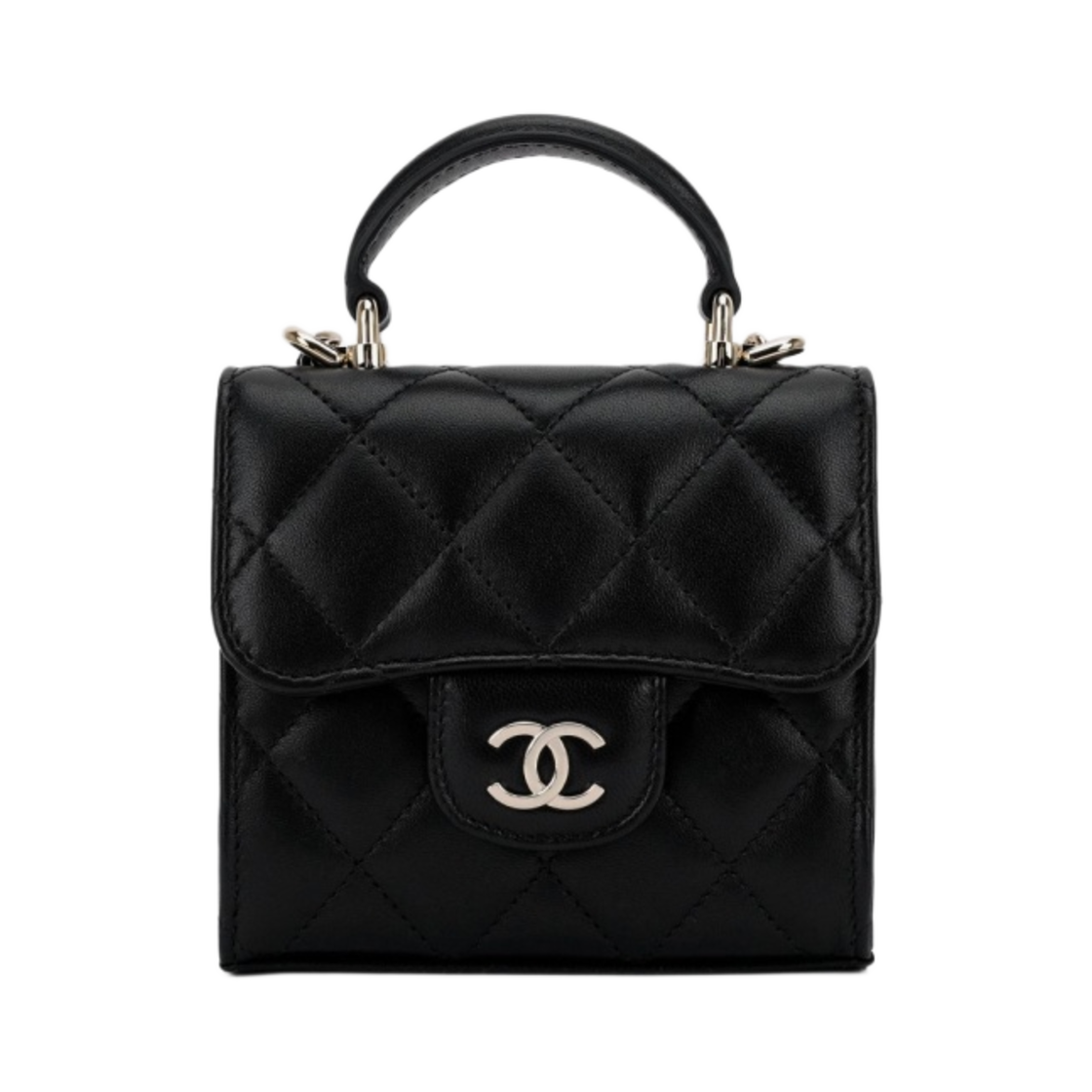 샤넬 체인 미니백 램스킨 & 골드 메탈 블랙(Chanel Clutch with Chain Lambskin & Gold Black)