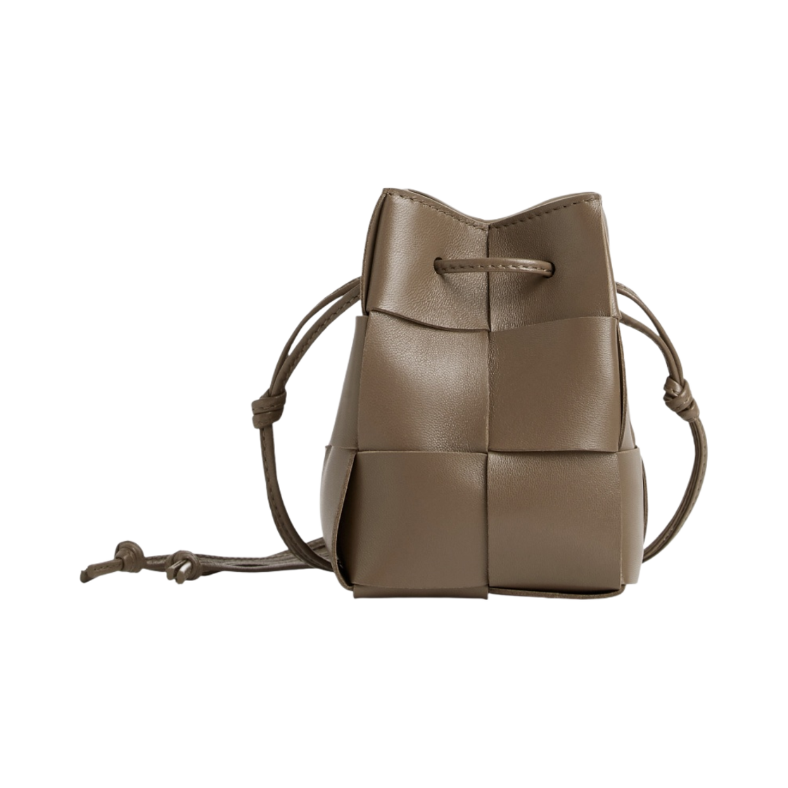 보테가 베네타 미니 카세트 버킷백 토프 그레이(Bottega Veneta Mini Cassette Bucket Bag Taupe Grey)