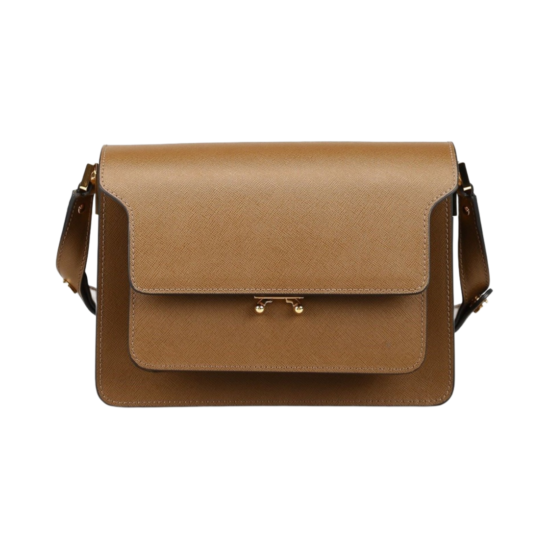 마르니 사피아노 미디움 트렁크백 시가(Marni Saffiano Medium Trunk Bag Cigar)