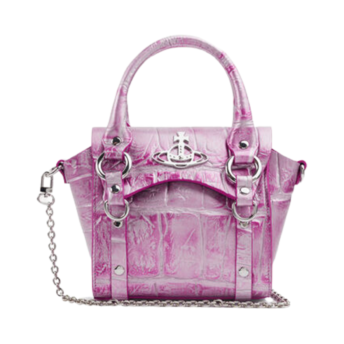 비비안 웨스트우드 베티 미니 핸드백 체인 핑크(Vivienne Westwood Betty Mini Handbag with Chain Pink) - 1