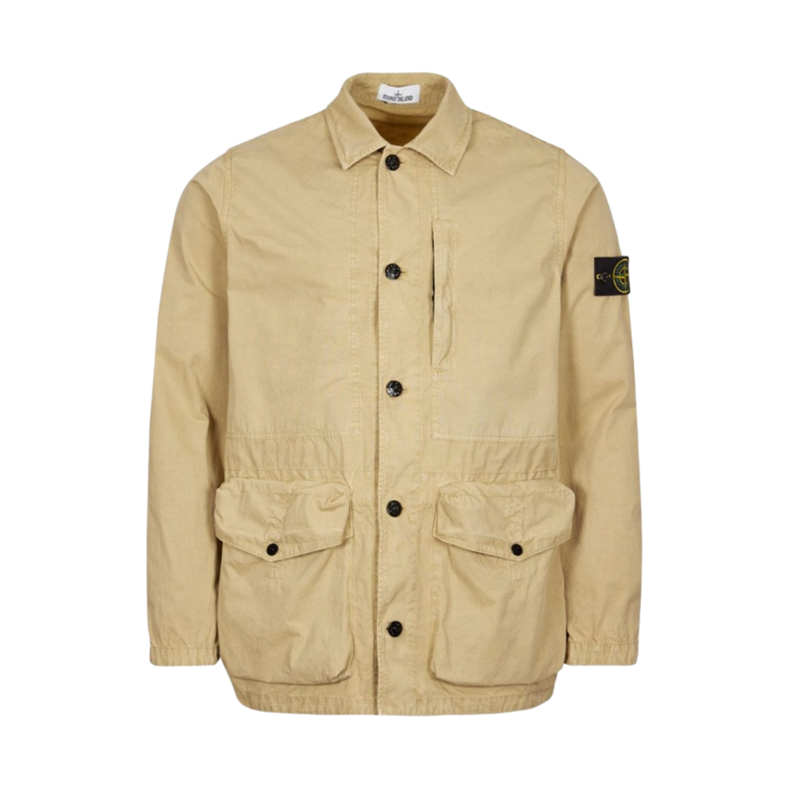 스톤 아일랜드 439WN 브러쉬드 코튼 캔버스 가먼트 다이드 올드 이펙트 자켓 베이지 - 22SS(Stone Island 439WN Brushed Cotton Canvas Garment Dyed Old Effect Jacket Beige - 22SS) - 1