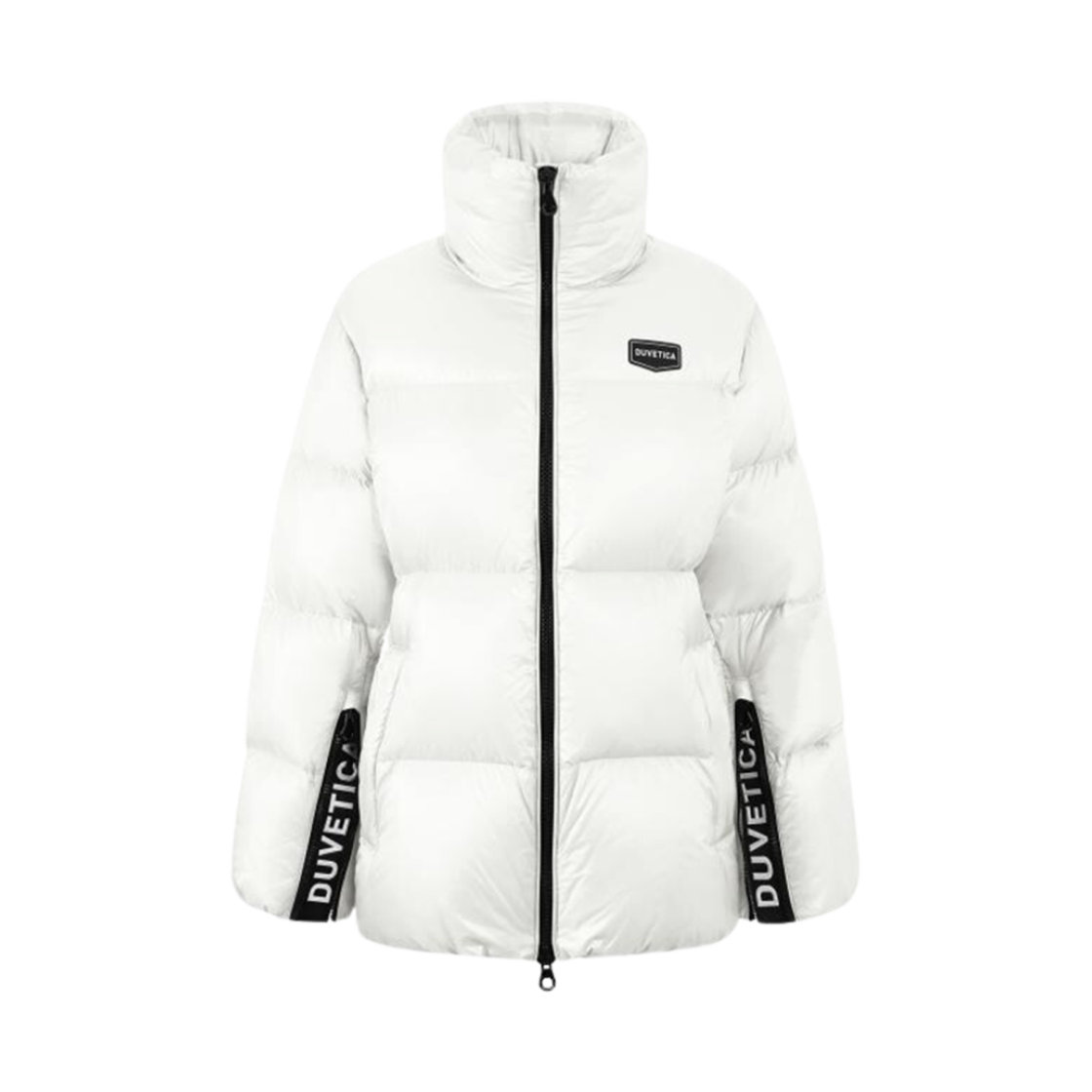 (W) 듀베티카 알와이드 로고 쇼트 다운 자켓 화이트((W) Duvetica Alwaid Logo Short Down Jacket White)