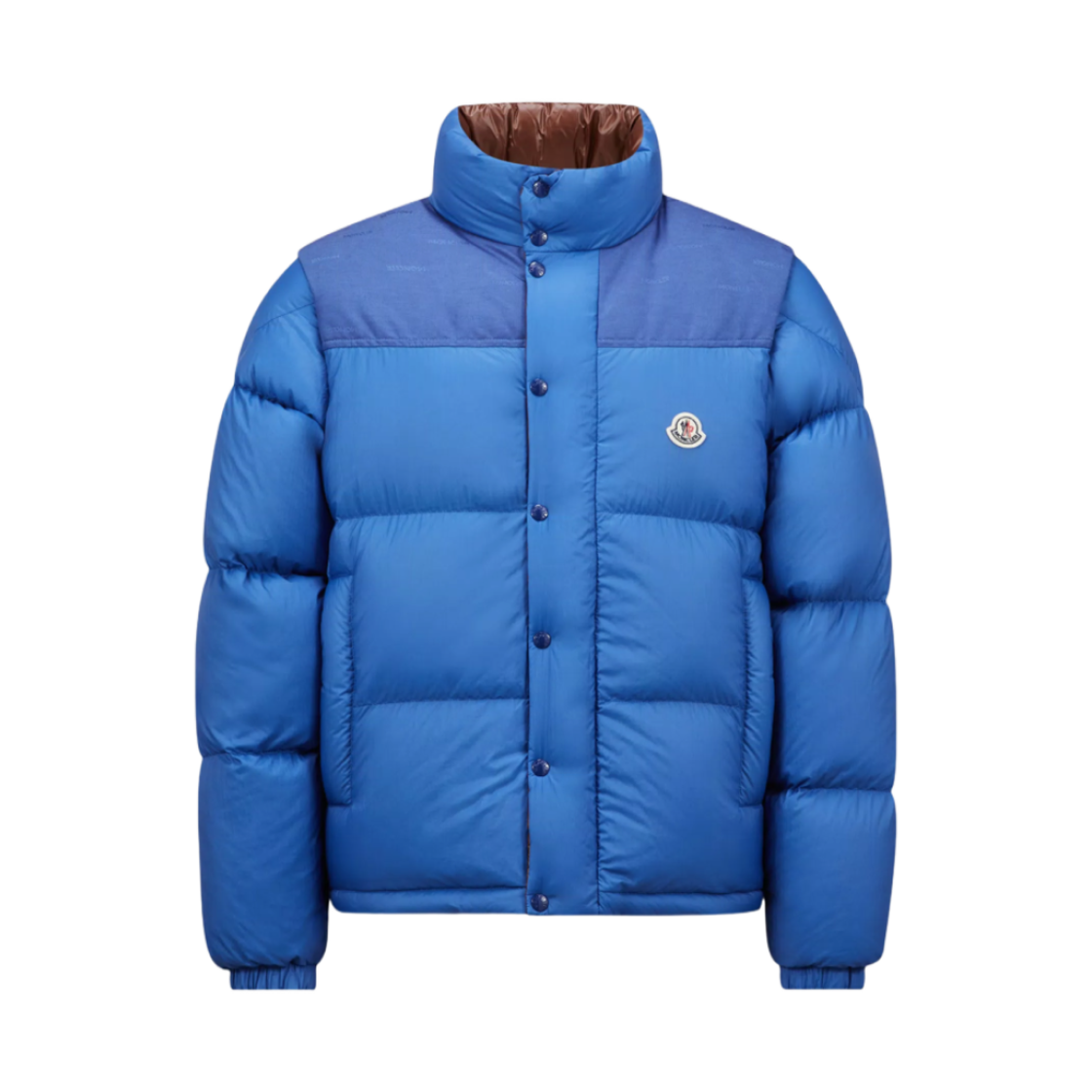 J2-091-1A00211-5985T-735 Moncler Verone Reversible Short Down Jacket Electric Blue - 24FW