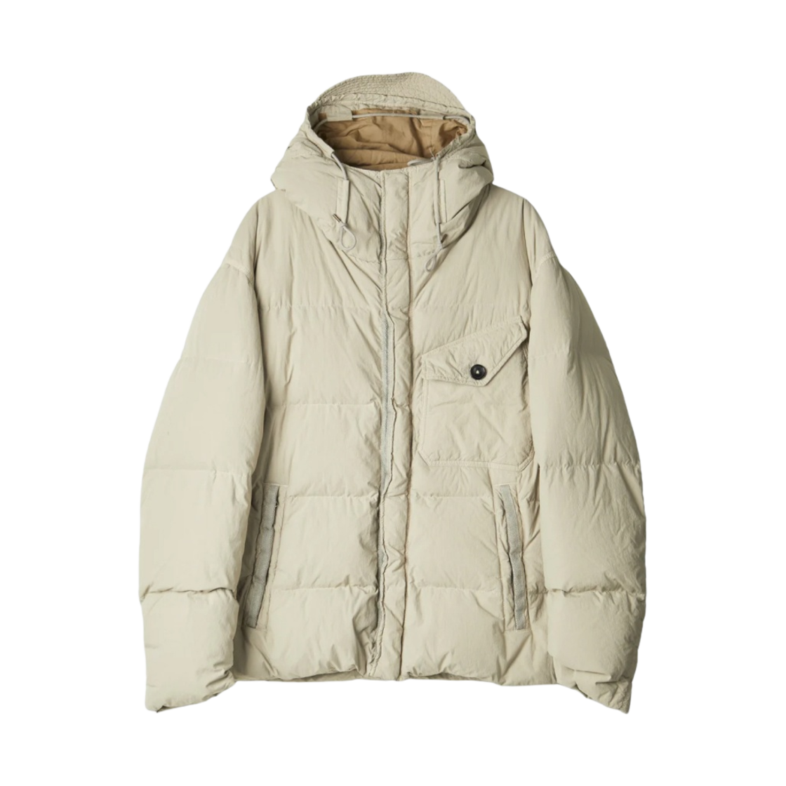 21CTCUC03126-003780-903 Ten C Survival Down Jacket Pale Taupe