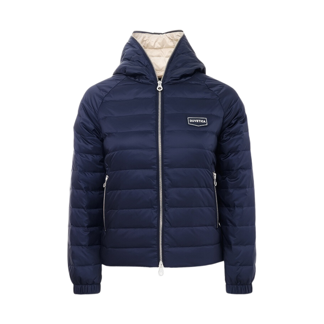 VDDJ90231-NYS (W) Duvetica Caroma Short Down Jacket Navy