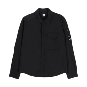 C.P. Company Chrome-R Zipped Shirt Jacket Black - 25SS