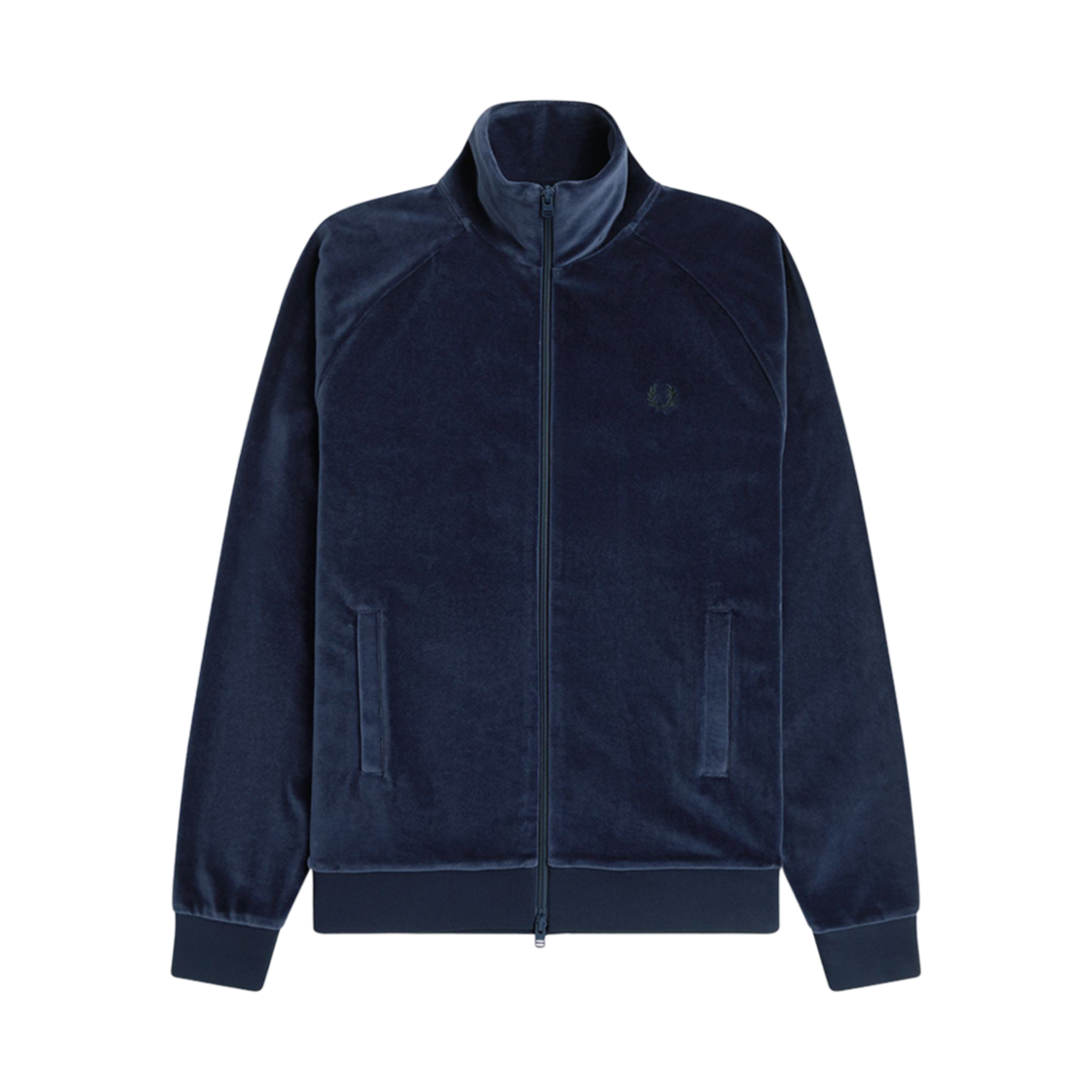 프레드페리 벨루어 트랙 자켓 다크카본(Fred Perry Velour Track Jacket Dark Carbon) - 1