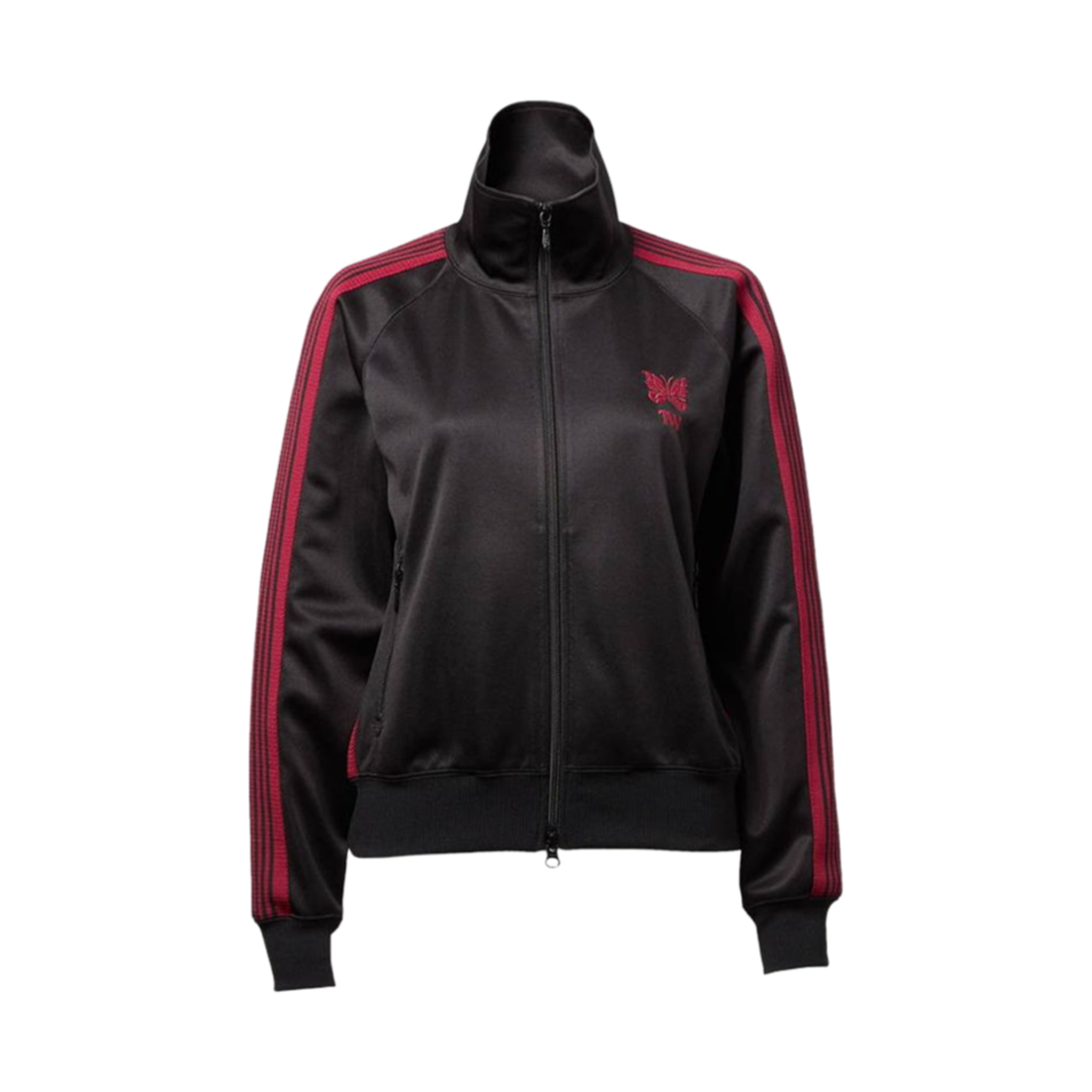 니들스 x TW 트랙 자켓 블랙 레드