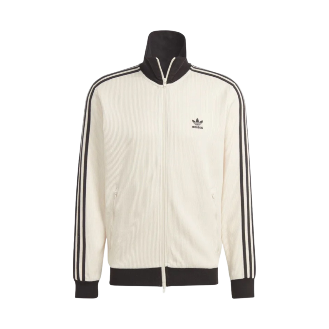 HR3307 Adidas Adicolor Classic Waffle Beckenbauer Track Jacket Wonder White - US Sizing