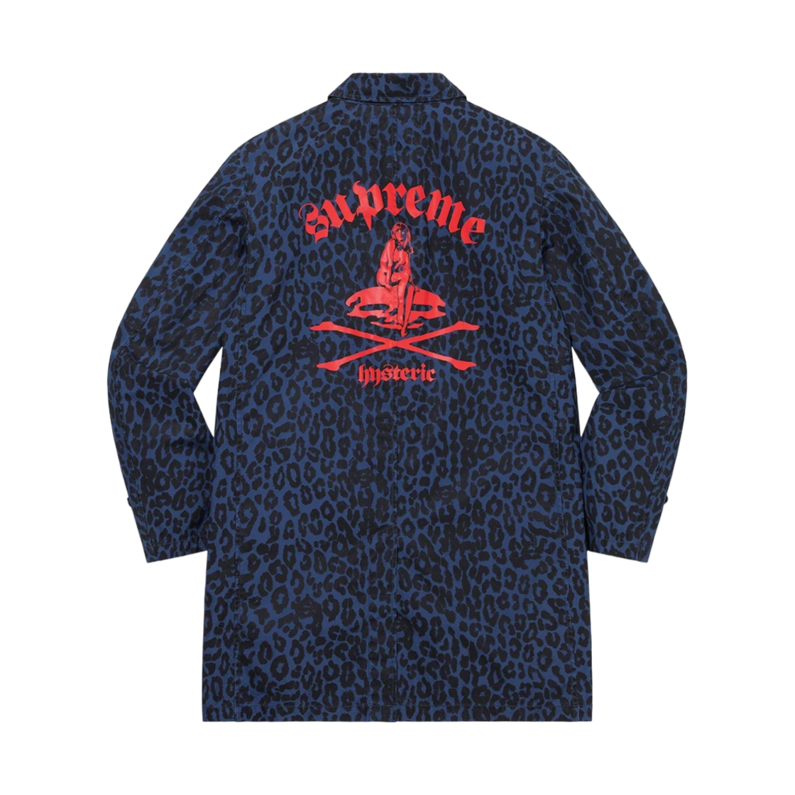 슈프림 x 히스테릭 글래머 레오파드 트렌치 블루 - 21SS(Supreme x Hysteric Glamour Leopard Trench Blue - 21SS) - 3