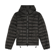 Diesel W-Scottys Puffer Jacket with Piping Black