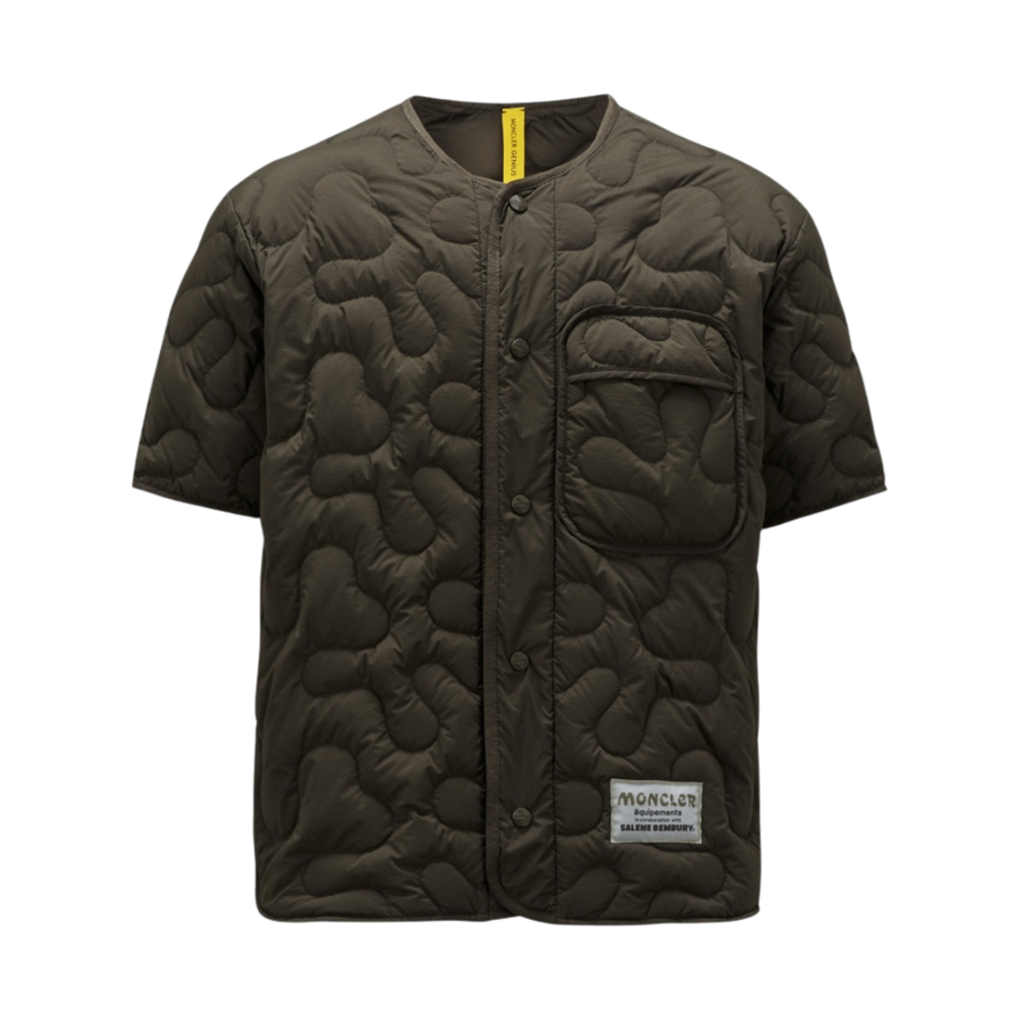 몽클레르 x 살레헤 벰버리 패딩 셔츠 다크 그린(Moncler x Salehe Bembury Padded Shirt Dark Green) - 1